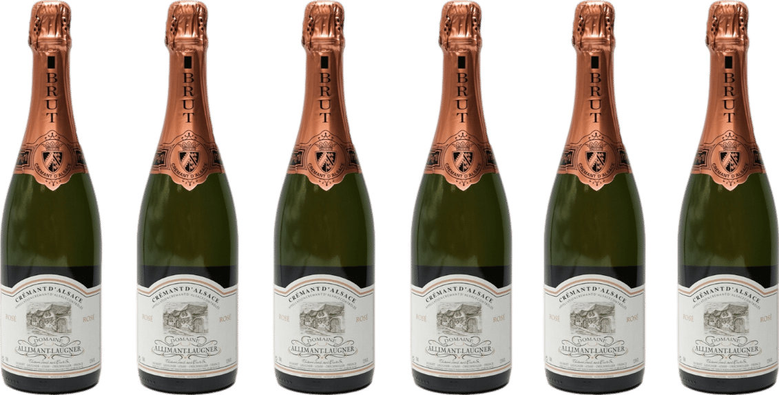 Allimant Laugner Cremant d'Alsace Rose 6 Flaschenset