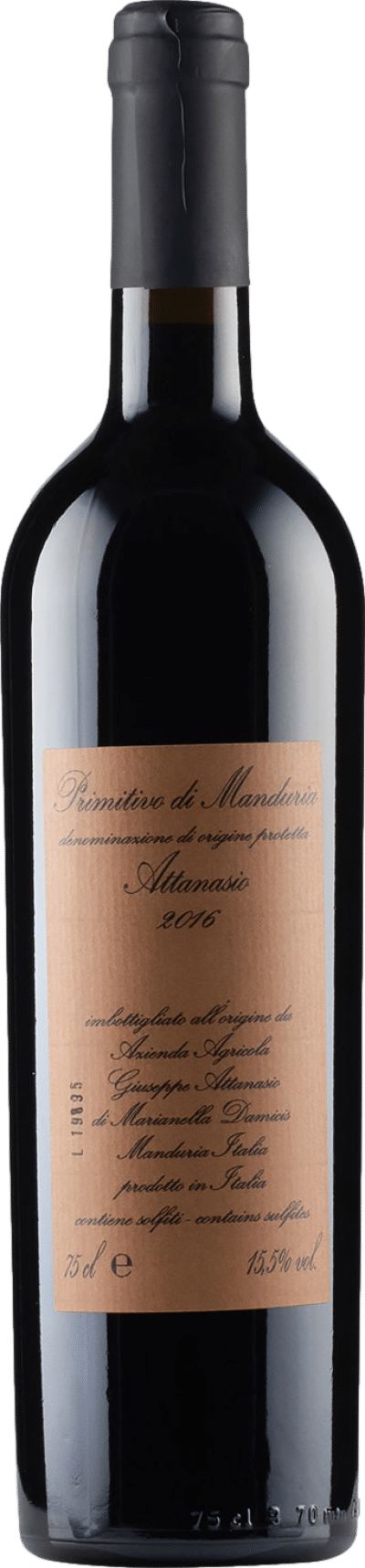 Attanasio Primitivo di Manduria 2017