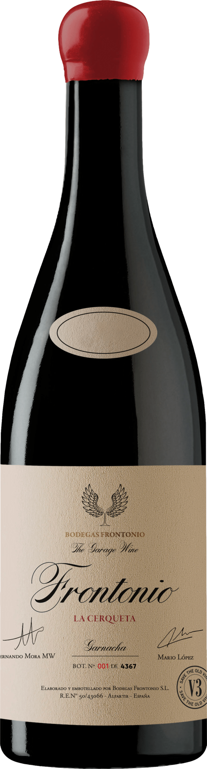 Bodegas Frontonio Parcela La Cerqueta Garnacha 2022