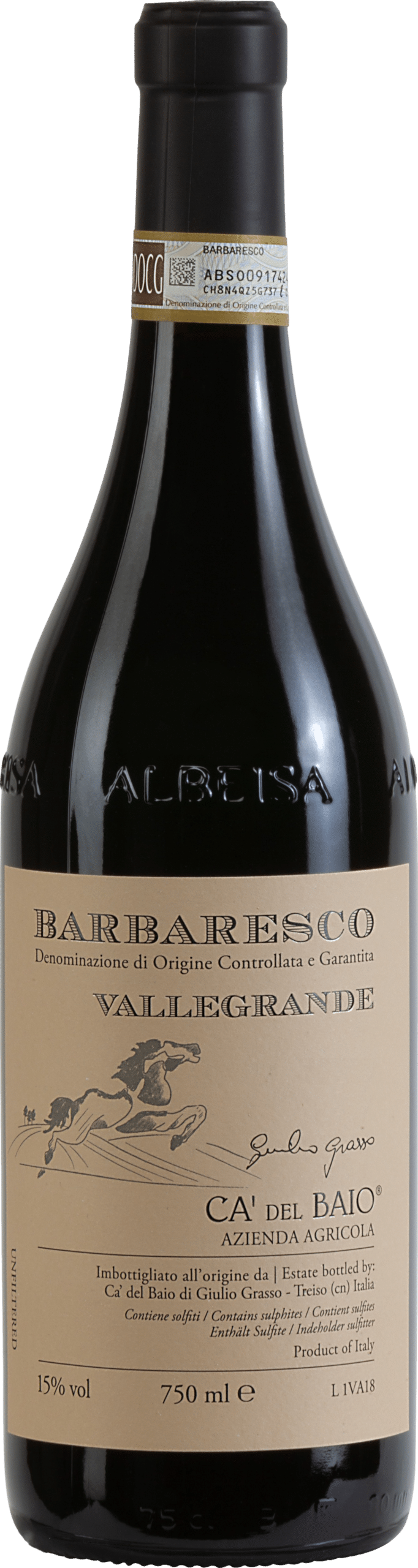Ca' del Baio Barbaresco Vallegrande 2023