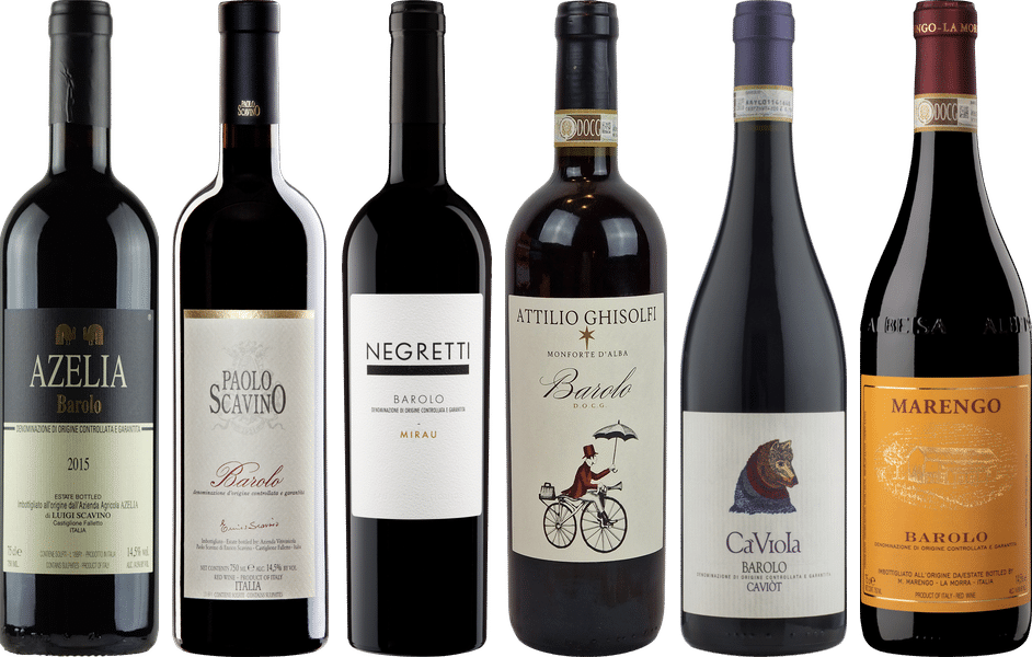 Hochwertiges Barolo Verkostungsset
