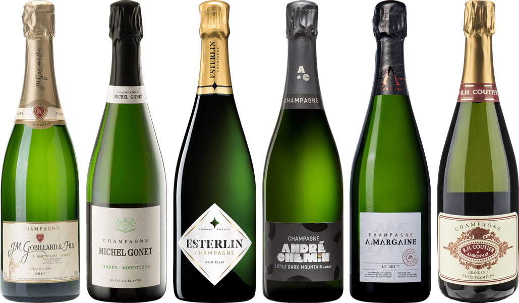 Hochwertiges Champagner-Verkostungsset