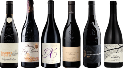 Hochwertiges Chateauneuf du Pape Verkostungsset
