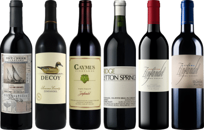 Kalifornien Zinfandel Premium Verkostungsset