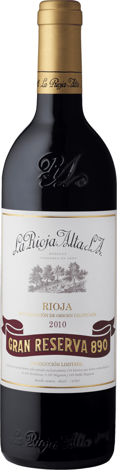 La Rioja Alta Gran Reserva 890 2011