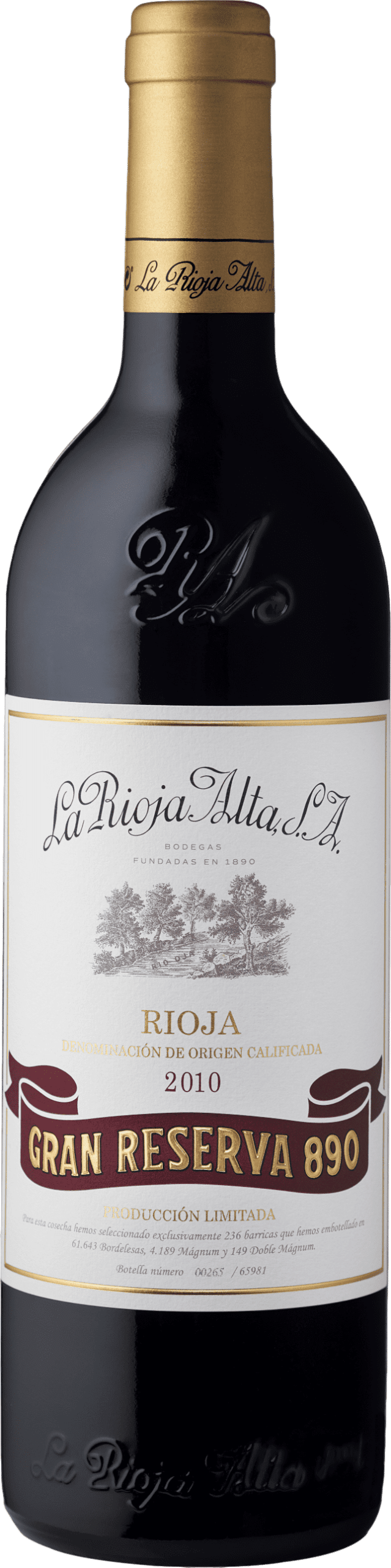 La Rioja Alta Gran Reserva 890 2011