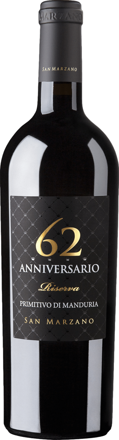 San Marzano 62 Anniversario Primitivo di Manduria Riserva 2019