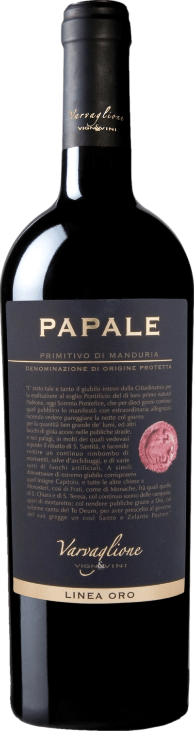 Varvaglione Papale Linea Oro Primitivo di Manduria 2021