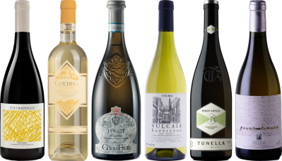 Italienischen Weißwein Premium Verkostungsset