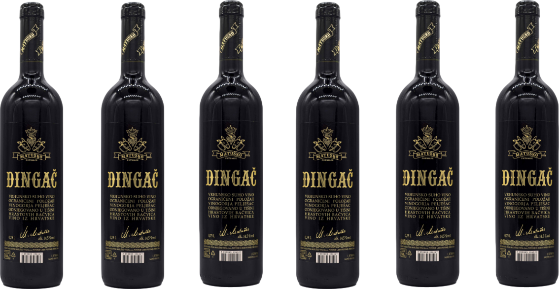 Matusko Dingac 2021 6 Flaschenset