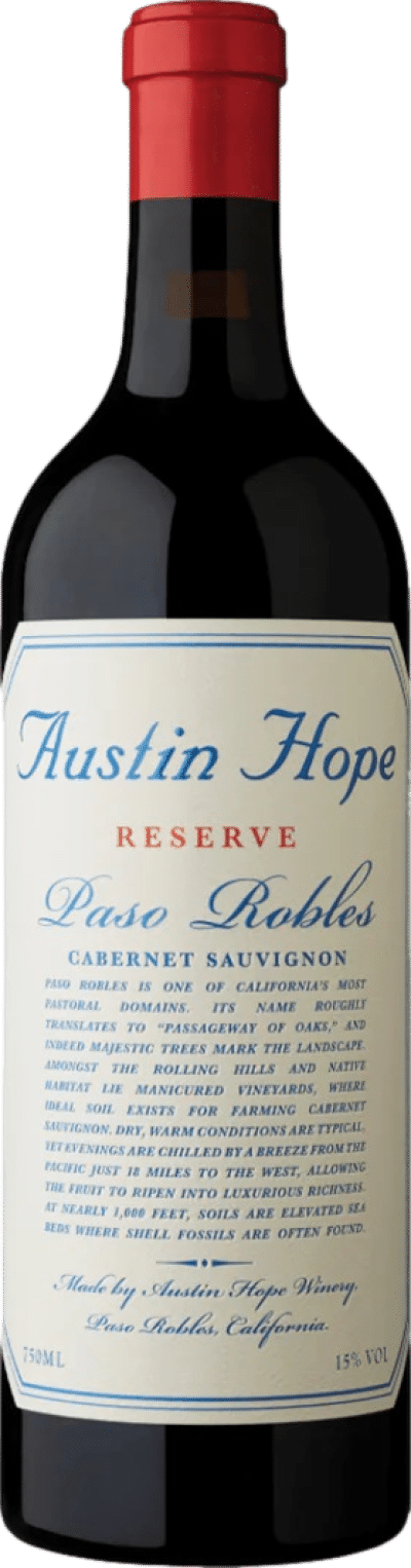 Austin Hope Cabernet Sauvignon Reserve 2021