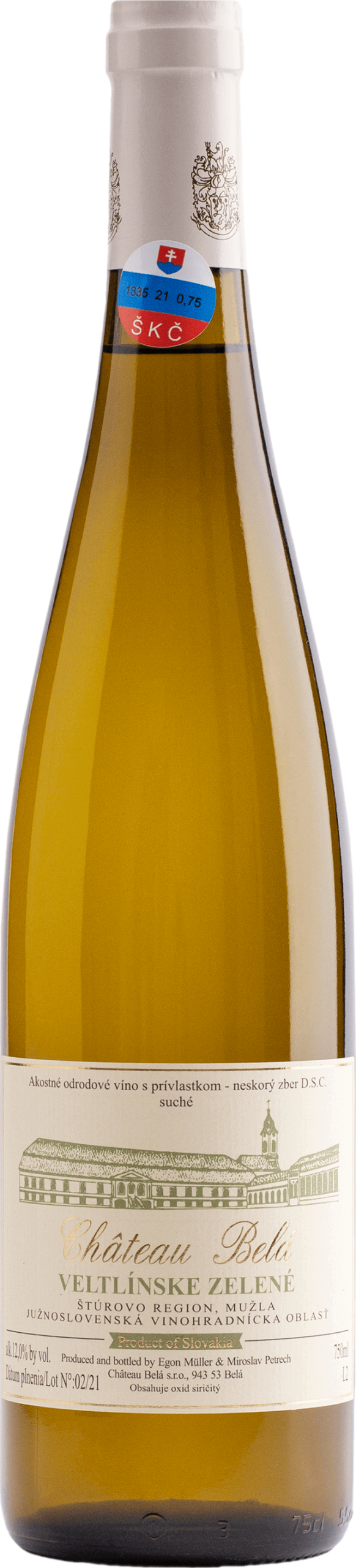 Chateau Bela Egon Muller Veltlinske Zelene 2024