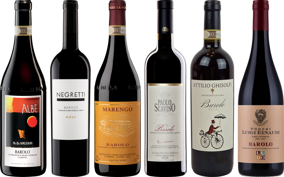 Hochwertiges Barolo Verkostungsset