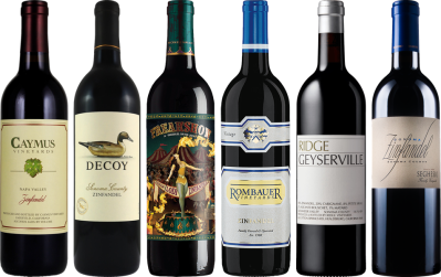 Kalifornien Zinfandel Premium Verkostungsset