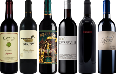 Kalifornien Zinfandel Premium Verkostungsset